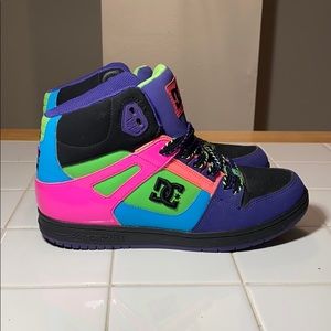 neon dc high tops
